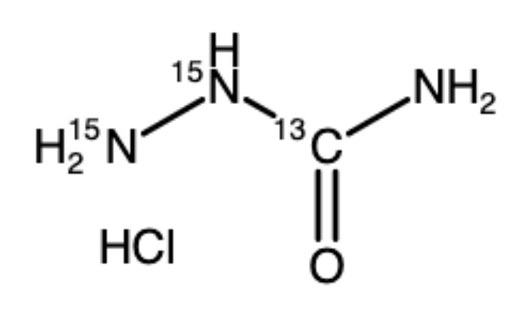 Semicarbazide-13C,15N2 Hydrochloride